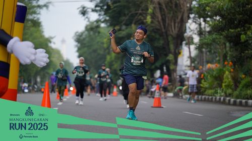 Race photo from Mangkunegaran Run 2025