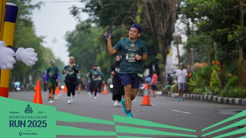 Race photo from Mangkunegaran Run 2025