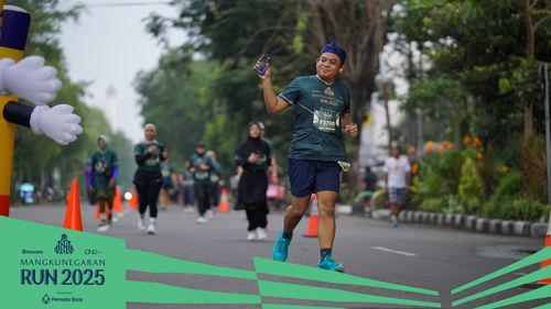 Race photo from Mangkunegaran Run 2025