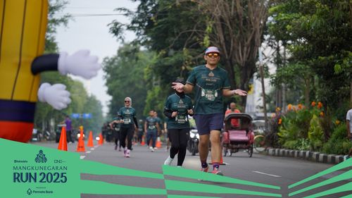 Race photo from Mangkunegaran Run 2025