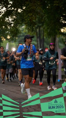 Race photo from Mangkunegaran Run 2025