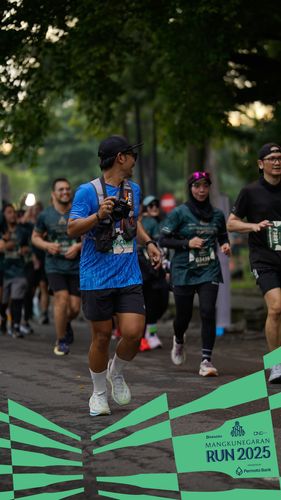 Race photo from Mangkunegaran Run 2025