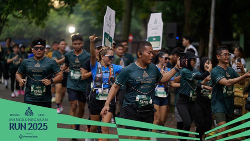 Race photo from Mangkunegaran Run 2025