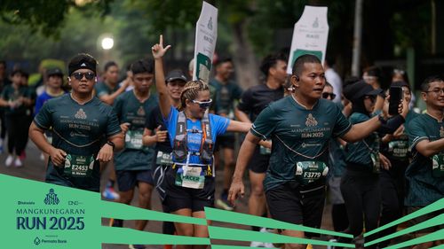 Race photo from Mangkunegaran Run 2025