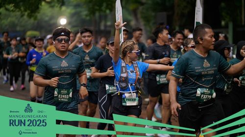 Race photo from Mangkunegaran Run 2025
