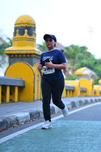 Race photo from KEMLU RUN 2025