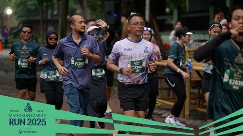 Race photo from Mangkunegaran Run 2025