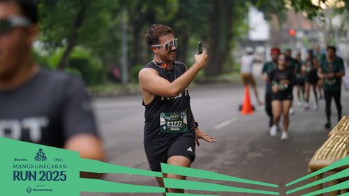 Race photo from Mangkunegaran Run 2025