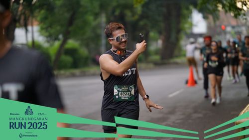 Race photo from Mangkunegaran Run 2025