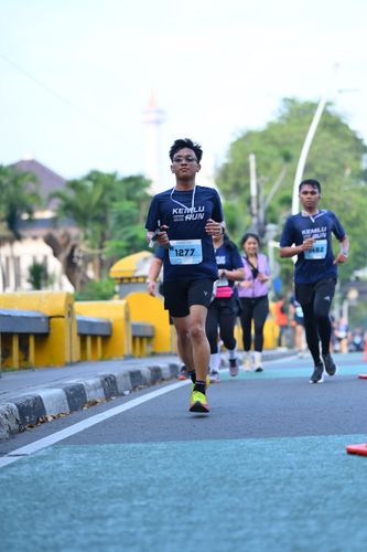 Race photo from KEMLU RUN 2025