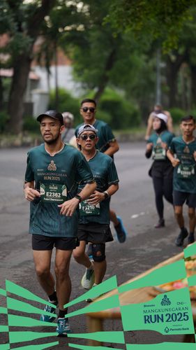 Race photo from Mangkunegaran Run 2025
