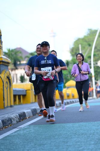 Race photo from KEMLU RUN 2025