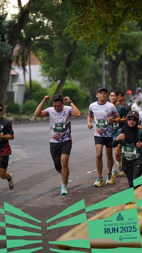 Race photo from Mangkunegaran Run 2025