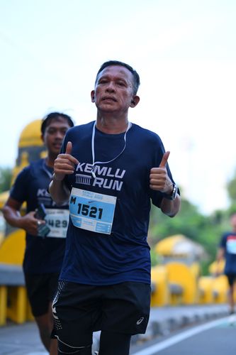 Race photo from KEMLU RUN 2025