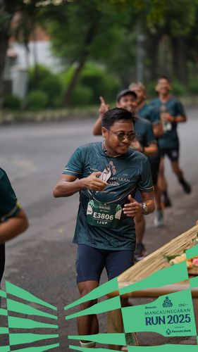 Race photo from Mangkunegaran Run 2025