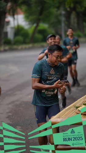 Race photo from Mangkunegaran Run 2025