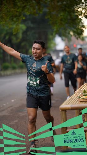 Race photo from Mangkunegaran Run 2025