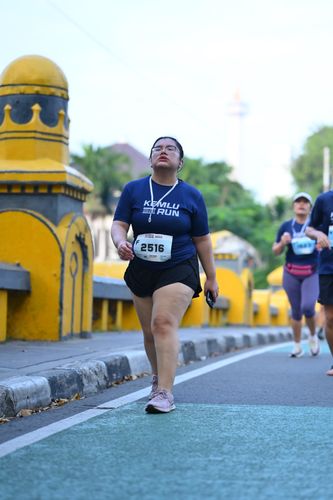 Race photo from KEMLU RUN 2025