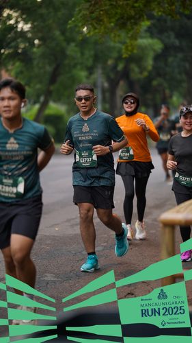 Race photo from Mangkunegaran Run 2025