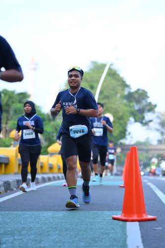 Race photo from KEMLU RUN 2025
