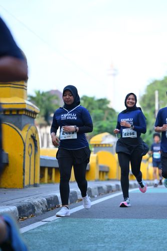 Race photo from KEMLU RUN 2025