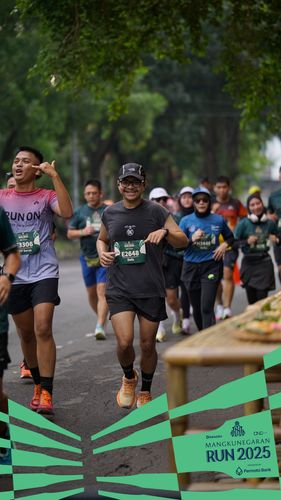 Race photo from Mangkunegaran Run 2025