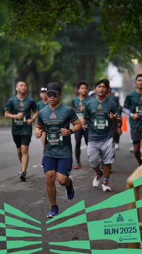 Race photo from Mangkunegaran Run 2025