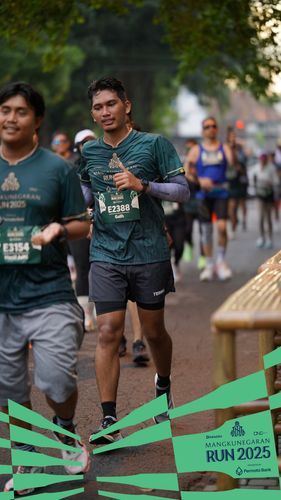 Race photo from Mangkunegaran Run 2025