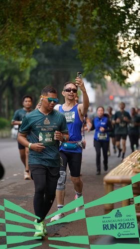 Race photo from Mangkunegaran Run 2025