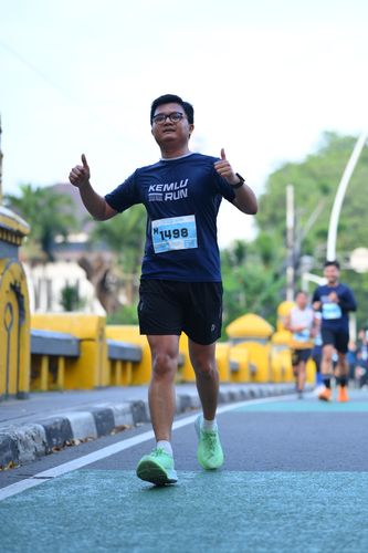 Race photo from KEMLU RUN 2025