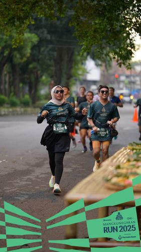 Race photo from Mangkunegaran Run 2025