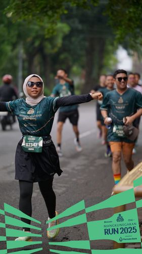 Race photo from Mangkunegaran Run 2025
