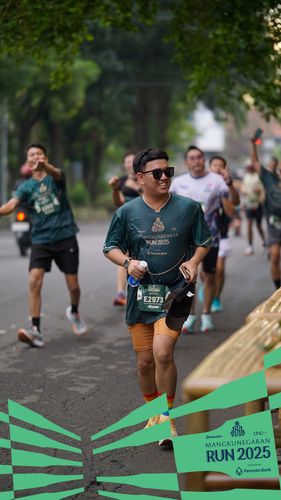 Race photo from Mangkunegaran Run 2025