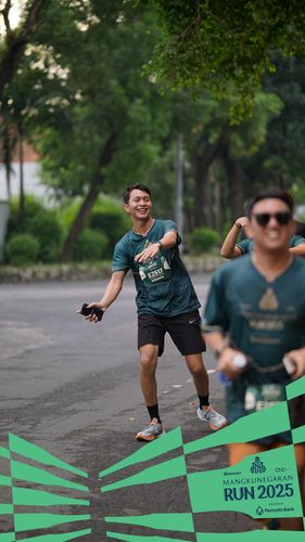 Race photo from Mangkunegaran Run 2025