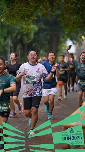Race photo from Mangkunegaran Run 2025