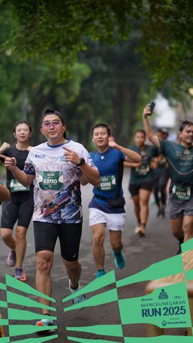 Race photo from Mangkunegaran Run 2025