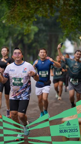 Race photo from Mangkunegaran Run 2025