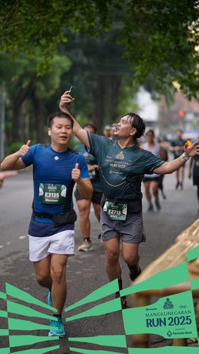 Race photo from Mangkunegaran Run 2025