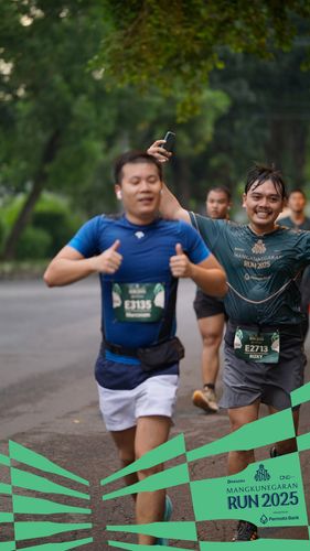 Race photo from Mangkunegaran Run 2025