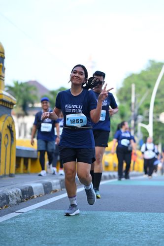 Race photo from KEMLU RUN 2025