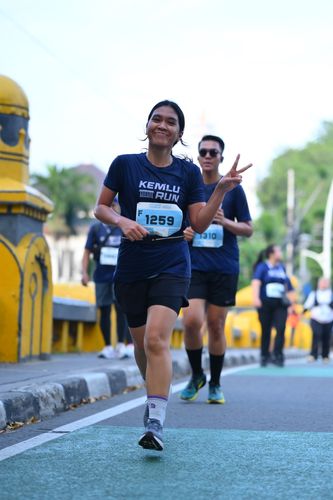 Race photo from KEMLU RUN 2025