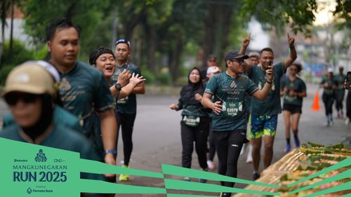 Race photo from Mangkunegaran Run 2025