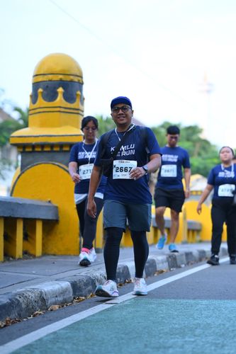 Race photo from KEMLU RUN 2025