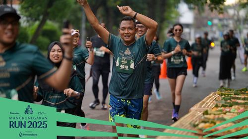 Race photo from Mangkunegaran Run 2025