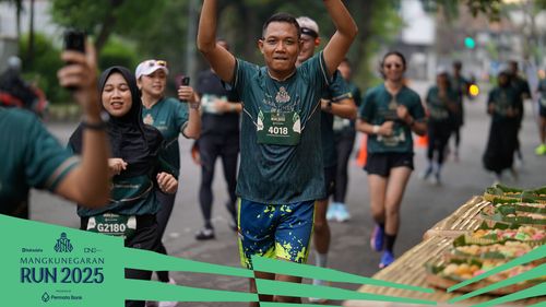 Race photo from Mangkunegaran Run 2025