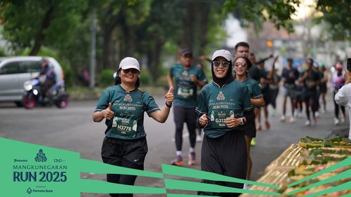 Race photo from Mangkunegaran Run 2025