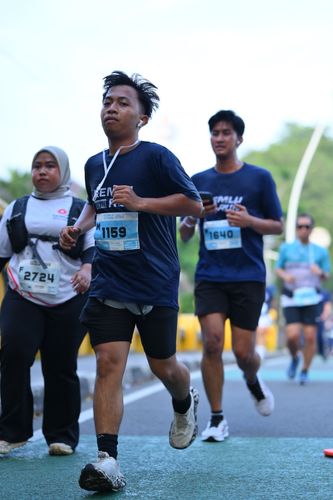 Race photo from KEMLU RUN 2025