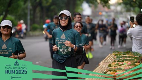 Race photo from Mangkunegaran Run 2025