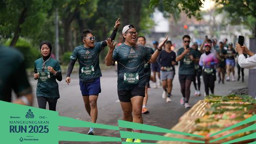 Race photo from Mangkunegaran Run 2025