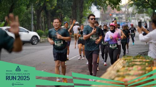 Race photo from Mangkunegaran Run 2025